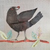 Black Bird on a Red Branch