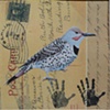 mixed media Flicker and hands