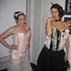 at the opening for 
"cinch: the art of corsetry" 
femina potens gallery
san francisco
