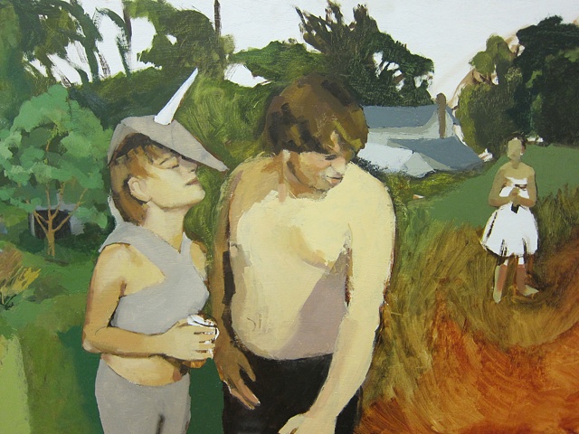 Solstice Painting for 2009 [in progress, detail]