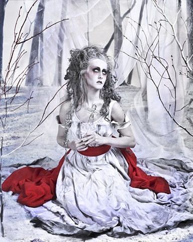 Photography , queer, fashion, haute coutre, Goth, gothic, Satanic, Saints, dark, glitter, queer, surreal, surreal photography, queer art, gay art, gay photography, Joel-Peter Witkin, Pierre et Gilles, fetish, masks, clowns, sexual clowns, skinless, hellra
