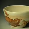 Bird,Chipmunk and Raccoon Bowl