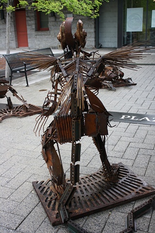 Mothership Connection by Bobby English Jr. outside of MICA Station during Art Walk 2011