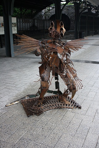 Mothership Connection by Bobby English Jr. outside of MICA Station during Art Walk 2011