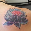 Lotus cover up tattoo before and after