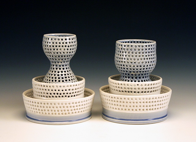 Perforated Vases