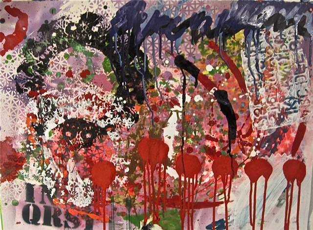 GRAPHIC NATURE 8    mixed media  2011