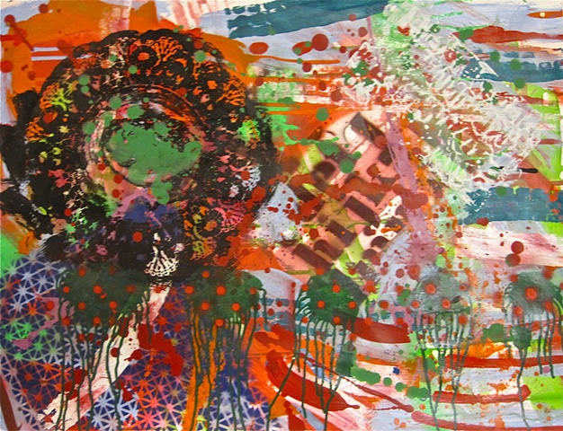 GRAPHIC NATURE 7    mixed media  2011