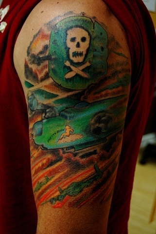 David Zobel Tattoo Artist - b17 bomber