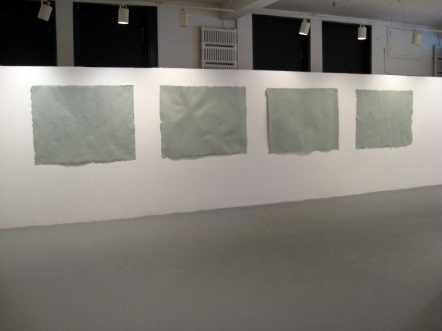 Total Amount of Money Rendered in Exchange for a Masters of Fine Arts Degree to the School of the Art Institute of Chicago, Pulped into Four Sheets of Paper