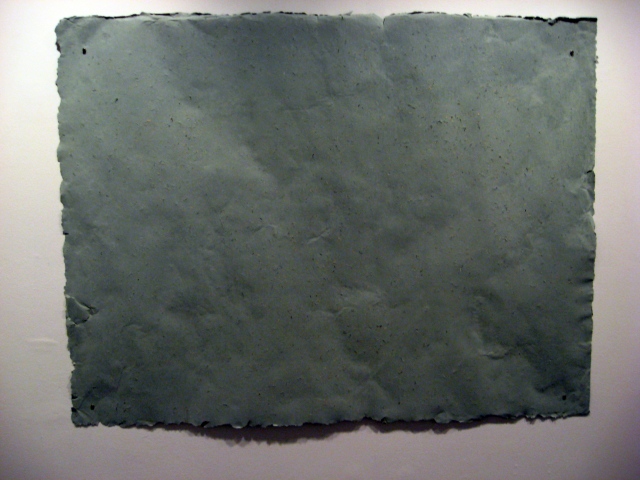 Total Amount of Money Rendered in Exchange for a Masters of Fine Arts Degree to the School of the Art Institute of Chicago, Pulped into Four Sheets of Paper