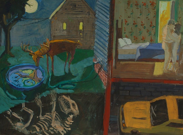 casein painting  ashey norwood cooper night secrets