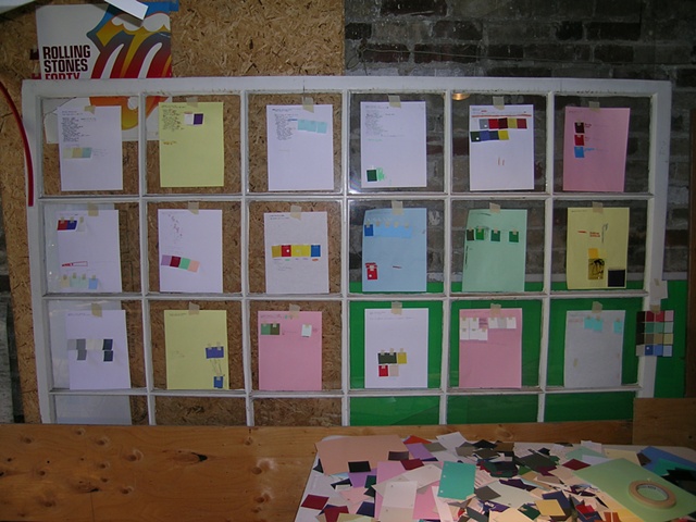 Local Colour Inventories 1 - 16
Mixed media on paper