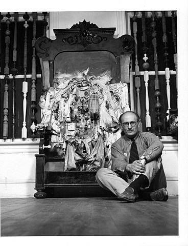 Trova with "Man in Chair" at Image Gallery, St. Louis, 1961.