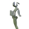 Model for unrealized Falling Man sculpture, 1992