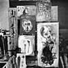 Trova's studio circa late 1940s.