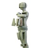 Model for unrealized Falling Man sculpture, 1992