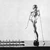Falling Man/Study (Dangerous Landscape), 1965