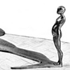 Study/Falling Man (#153), 1970