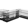 Study/Falling Man (Three Box Plexiglas Unit), 1966