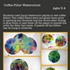 Coffee Filter watercolors