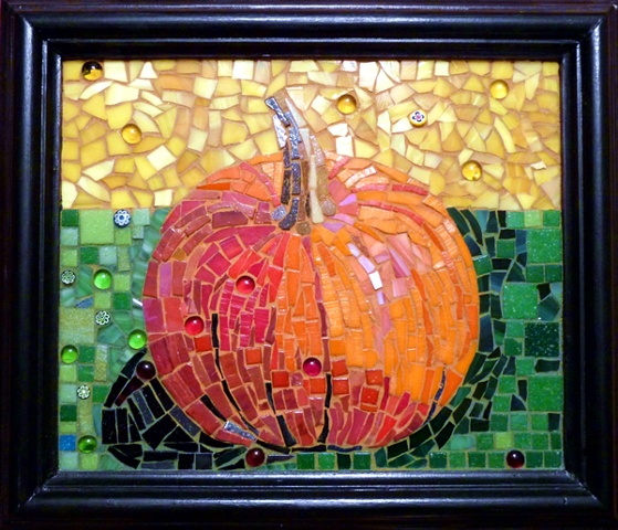 Pumpkin Mosaic Art Fall