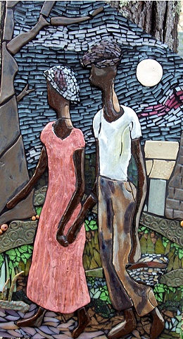 Clay Mosaic Donna Caulder Spring