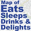 Custom Map of Local 
Eats & Sleeps