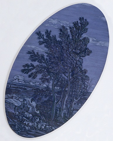 Sliding Landscape (blue grey)
Source: Extensive Pastoral Landscape, Marco Ricci, 1730, Metropolitan Museum of Art, New York