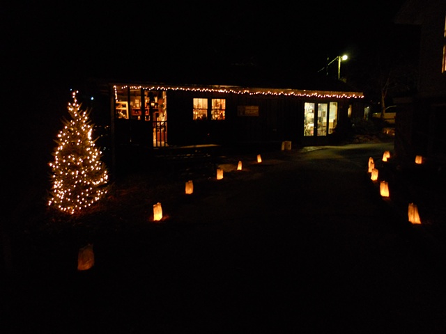 Visit us for our Luminaries the first two weekends of December