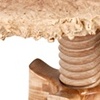 burl piano stool