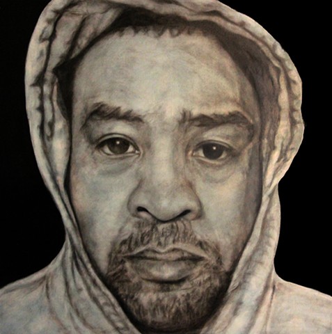 "In The Hood - Portraits of African American Professionals Wearing a Hoodie."