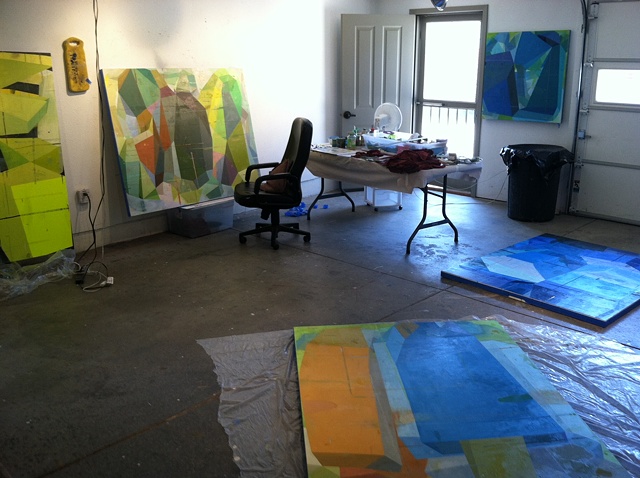 Studio at the Kimmel Harding Nelson Center for the Arts, May 2012