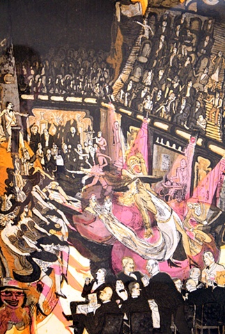 Warrington Colescott
Mardi Gras:  At the Gay Ball