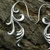 Outpouring Earrings - Silver