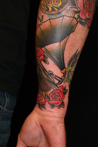 phonograph tattoo anthony filo rochester