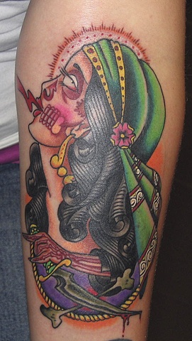 gypsy head tattoo  anthony filo rochester