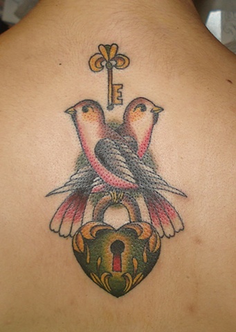birds and locket tattoo anthony filo rochester