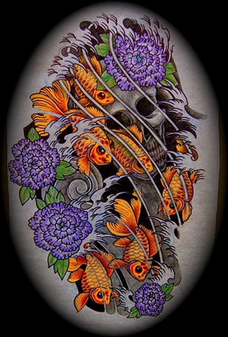 tattoo art japanese asian sleeve anthonyfilotattoo rochester