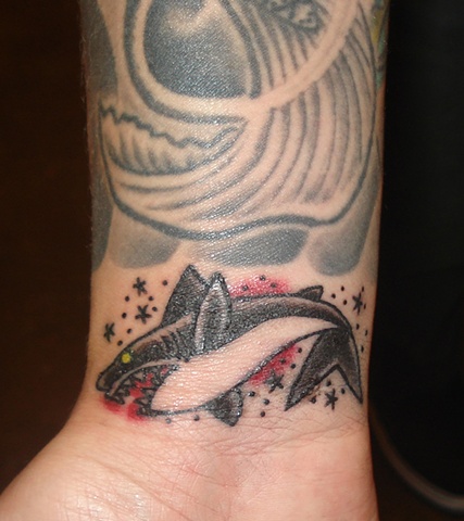 the first year of shark week. great white tattoo anthony filo rochester