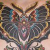 moth tattoo
