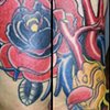 heart roses rose tattoo