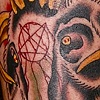 erics goat head tattoo - anthony filo
