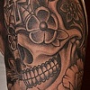 skeleton half sleeve tattoo - anthony filo