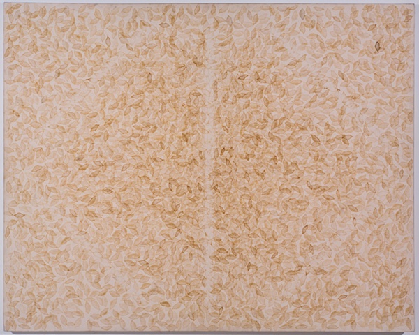 smoke blown through canvas