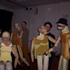 The Judges- Life-Sized Body Puppets in process for Hard Times Hit Parade with The Dusty Flowerpot Cabaret. February-March 2011