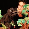 "Journey" a solo puppet show with rod style puppets about a lost child who is challenged by a world of spirits.