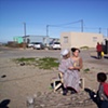 Just Enough at the soccer field in Delft Township of Cape Town, South Africa