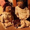 "Journey" a solo puppet show with rod style puppets about a lost child who is challenged by a world of spirits. 