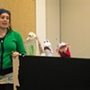 Sock puppets made and performed by students in the Creative Drama & Puppetry Program at Trout Lake Community Centre